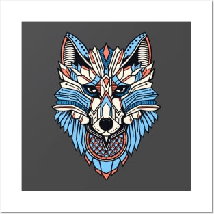 Blue Wolf Posters and Art